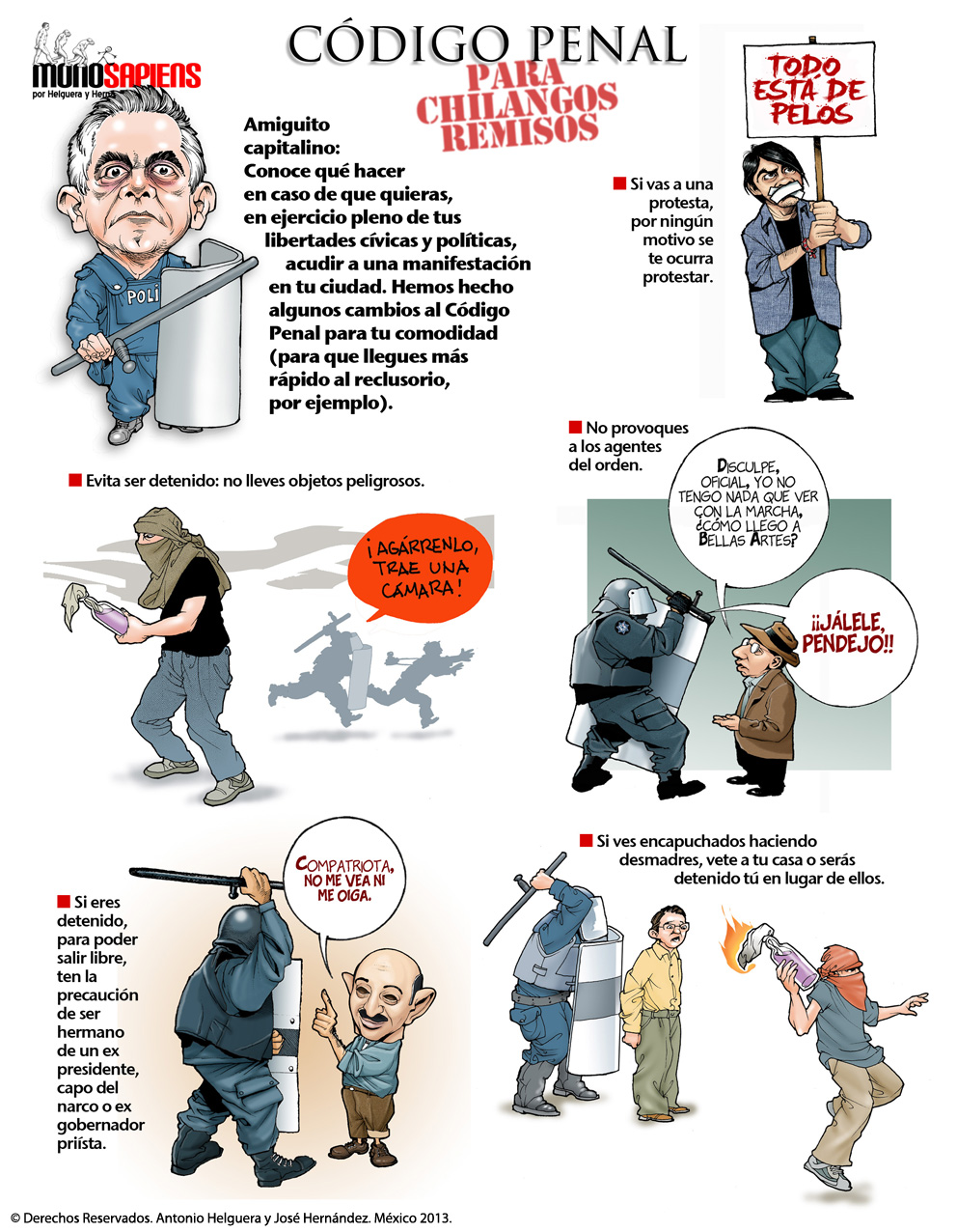 Código penal para chilangos remisos. Domingo 1 de diciembre de 2013